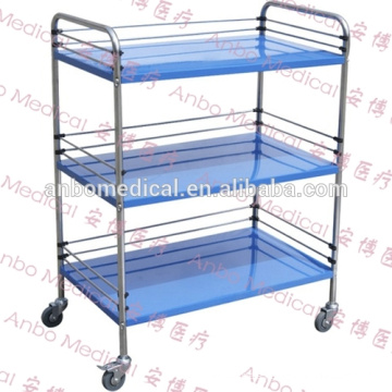 cheap price stainless steel hotel restaurant hospital medical trolley cart